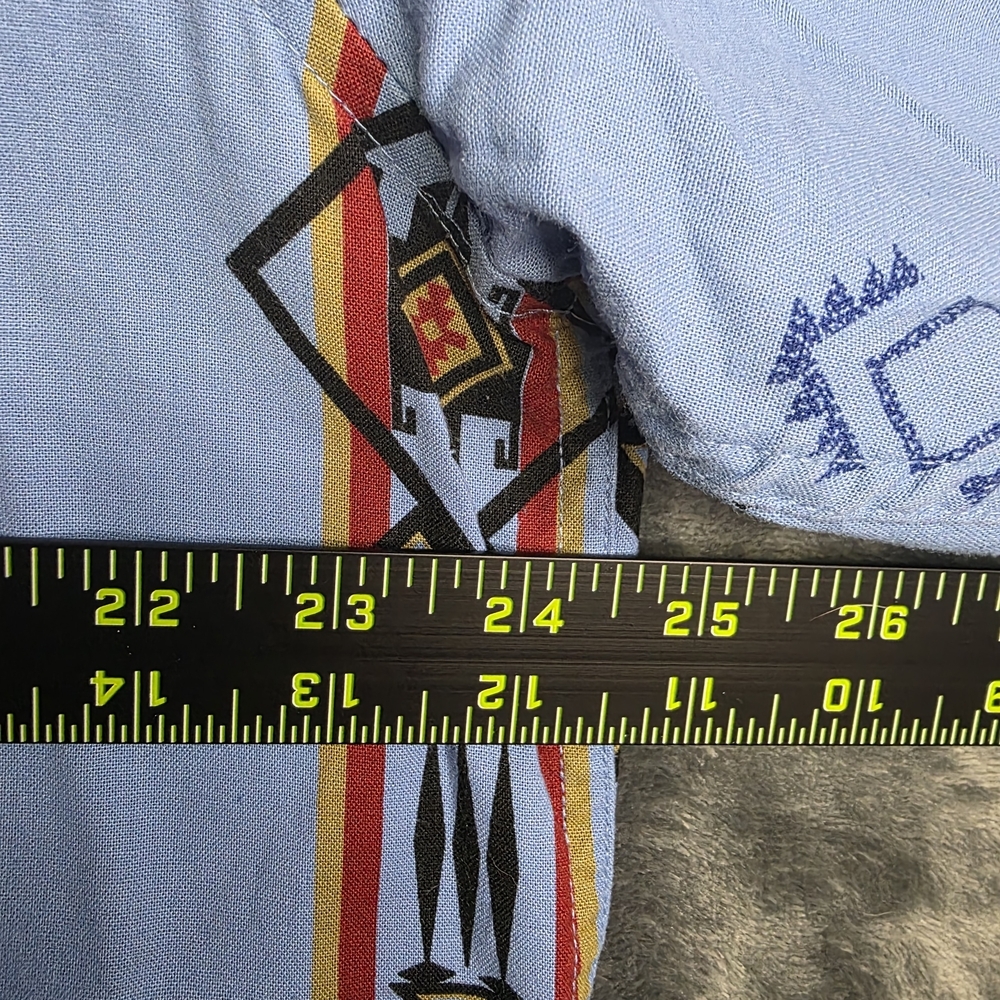 Vintage Panhandle Slim Western Cowboy Rodeo Parade Shirt Jewel Pearl Snaps SZ L - Picture 6 of 7